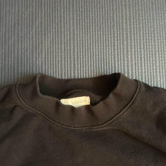 For Days Sweatshirt with Embroidered Smiley, black, Medium - Picture 5 of 5